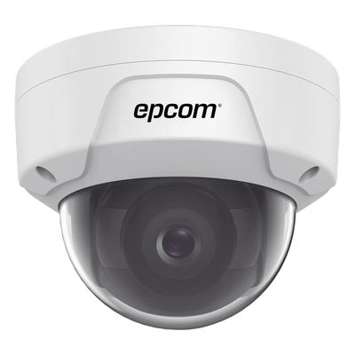 Domo IP 4 Megapixel / Lente 2.8 mm / 30 mts IR / Exterior IP67 / IK10 / PoE / WDR 120dB / ONVIF
