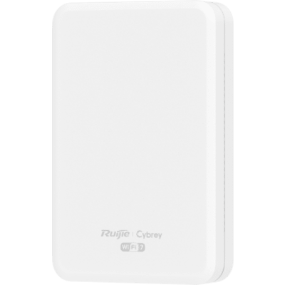 Access Point Wi-Fi 7 / Doble Radio 2.4 GHz + 5 GHz / 3.57 Gbps / 5 Puertos Gigabit / PoE-in y PoE-out / Montaje en Pared y Caja de Conexiones / Gestión Cloud / RG-CAP72-WP / Línea Cybrey