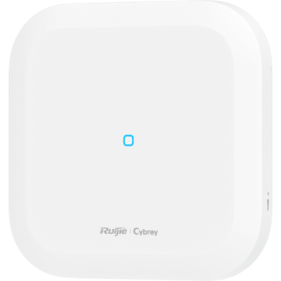 Access Point Wi-Fi 6 Dual-Radio / 2.976 Gbps / 2.4 GHz y 5 GHz / 4 Flujos Espaciales / 2.5G SFP / PoE+ / Montaje en Techo o Pared / IP41 / Gestión Cloud / Línea Cybrey