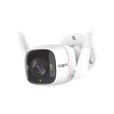 Cámara IP 4 Megapixel (2K) / Lente 3.18 mm / Wi-Fi / 30 mts IR / Exterior IP66 / Audio Bidireccional / Micro SD  hasta 256 GB / Compatible con Google y Alexa
