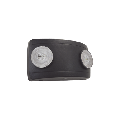 [SF660LB] Luz de Emergencia Dual LED ultra compacta/150 lúmenes/Luz fría/Batería de Respaldo Incluida/Botón de test / Color Negro