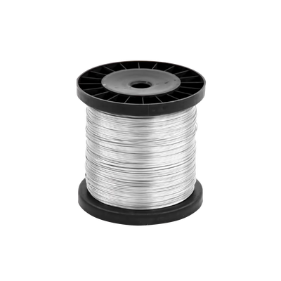 [SF16AWG500] Bobina de 500 Metros / Alambre de Aluminio Reforzado / 16 AWG / Para Intemperie / Ideal para Cercas Electrificadas.
