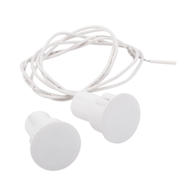 [SF-1021] Contacto magnético para puertas y ventanas  Metálicas, aluminio y madera de empotrar color blanco / GAP: 19mm