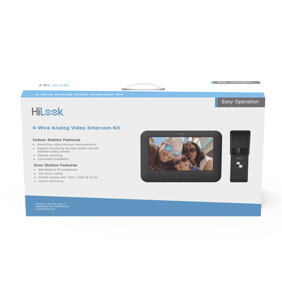 [VI-K13P] Kit de Videoportero Analógico con Pantalla LCD a Color de 7" / Frente de Calle para Exterior IP65 / Salida de Relevador 