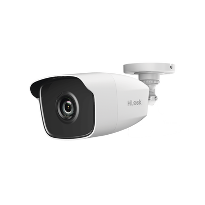 [THC-B220-M] Bala TURBOHD 2 Megapíxeles (1080p) / Gran Angular 103º / Lente 2.8 mm / METAL / IR EXIR Inteligente 40 mts / Exterior IP66 / TVI-AHD-CVI-CVBS / dWDR