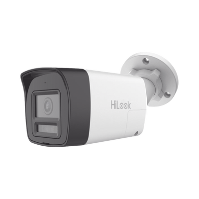 [THC-B127-LTS] [Audio Bidireccional + Dual Light + ColorVu] Bala TURBOHD 2 Megapixel (1080p) / Lente 2.8 mm / 30 mts IR EXIR + 20 mts Luz Blanca / Micrófono y Bocina Integrado / Exterior IP67 / Metal / dWDR