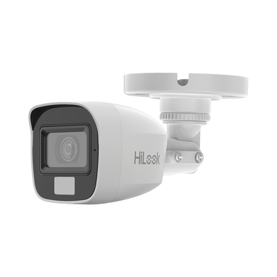 [THC-B127-LMS] [Dual Light + ColorVu] Bala TURBOHD 2 megapixel / 20 mts IR + 20 mts luz blanca / Lente 2.8 (100° de Visión)  /  Exterior IP66 / Audio por Coaxitron / TVI-AHD-CVI-CVBS / Metal / Smart-Hybrid light