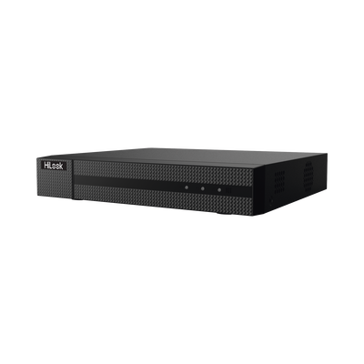 [DVR-204Q-K1] DVR 4 Megapixel Pentahíbrido / 4 Canales TURBOHD + 2 Canal IP / 1 Bahía de Disco Duro / H.265+ / 1 Canal de Audio / Audio por Coaxitron / Salida de Vídeo Full HD