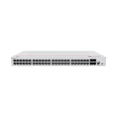 [S220-48P4X] Switch de Acceso Gigabit Administrable PoE Capa 2 / 48 puertos 10/100/1000 Mbps (PoE) / 4 Puertos 10GE SFP+ Uplink / ERPS / IMGP Snooping / DHCP Snooping / PoE Perpetuo / 380W / Administración Nube Gratis