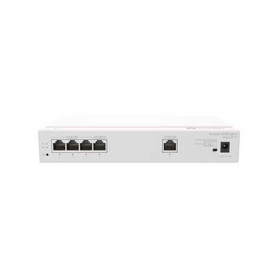 [S380-L4P1T] Router Multi-Servicio / 1 puerto 10/100/1000 Mbps(WAN) / 4 puertos 10/100/1000 Mbps(LAN) PoE+ (802.3af/at) / 50W / Rendimiento 1 Gbps / Controla hasta 32 APs / Hasta 150 Clientes / Administración Nube Gratis
