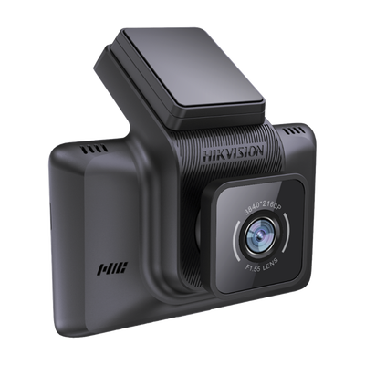 [AE-DC4328-K5] Cámara de Tablero / Cámara Frontal de 4 Megapixel (2K) y Trasera de 2 Megapixel (1080p) / Entrada de alarma para cambio a cámara de reversa / H.265 /  Pantalla Táctil 3" / WiFi / G-Sensor / Micrófono y Bocina Integr