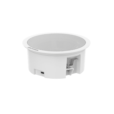 [DS-QAZ1203G1-BE] Altavoz IP Montaje en Plafón | 3 Watts | 8 Ohms | PoE+ | Integración con Hik-Central Professional | Reproducción de Audio vía Red | Bluetooth