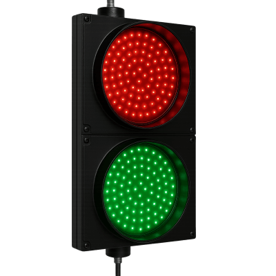 [PRO-LIGHT-LED] Semáforo / Señalización Rojo y Verde / Diametro 20 cm.