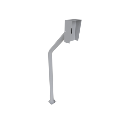 [BAS-POS-RFID] Base tipo tubular para instalación de Lectora RFID.
