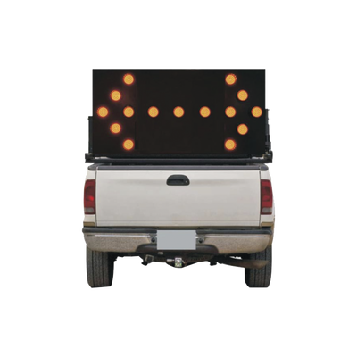 [BOARDTRAFIC2] Tablero de señalización doble para montaje en pick up
