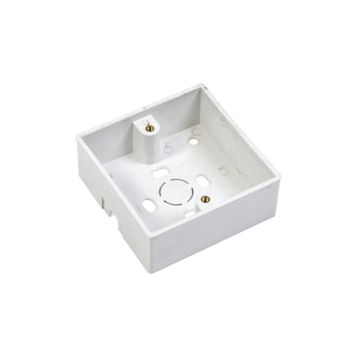 [PRO802-BOX] Caja plástica para instalación del botón PRO802B 86 x 86 mm