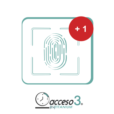[TITANIUMTER] [BAJO PEDIDO] Expansión (Checador adicional) para Software de Tiempo & Asistencia compatible con SISTEMAS DE NOMINA / Acceso3 - TITANIUM