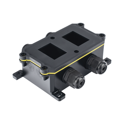 [AP-BOXWB2-4T] Caja de Plástico ABS/PA66 para Interruptores AccessPRO /  Compatible con los Interruptores APB-0 Series / IP65 / 4 Puertos de Conexión