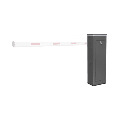 [XBS-8003-L] Barrera Vehicular Izquierda / Soporta Brazo Recto de Hasta 8 Metros / Soporta Brazo Articulado de 6 Metros / Movimiento fluido / Diseño Elegante Color Gris / Con Corona Led Semaforizada 