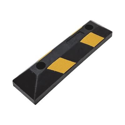 [AC-55TV] Tope Vehicular P / Estacionamiento / 55cm / Color Negro-Amarillo.