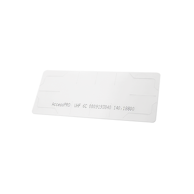 [ACCESS-TAG] UHF TAG Adherible Tipo Etiqueta / EPC GEN 2 / Se Adhiere al Cristal del Vehículo / Compatible con Lectoras de Largo Alcance PRO12RF
