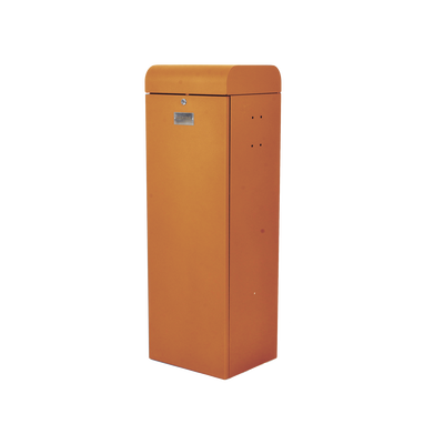 [XBF-3002-LN] Barrera vehicular izquierda / Soporta brazo de hasta 3 m / Apertura en 1.5 s / Final de carrera ajustable por programación / Movimiento fluido / Diseño elegante color naranja