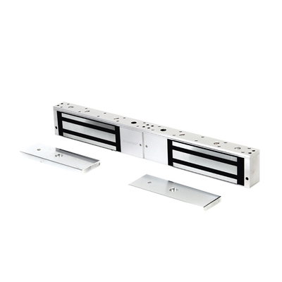 [MAG1200D] Chapa magnética de 1200 Lbs /Para Puertas Dobles/ Interior/ LED / Sensor Bloqueo