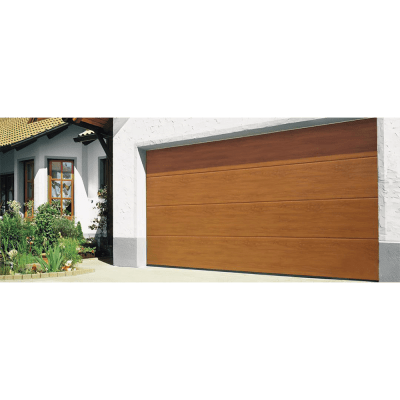 [SECGAR189W] Sección para puerta de Garage / linea central / IMITACION MADERA / Para GARAGE189W / Estilo Americana.