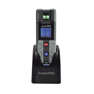 [X-PATROL] Kit de Control de Rondas por Huella para Vigilantes, Soporte para 500 Huellas y 30,000 Eventos