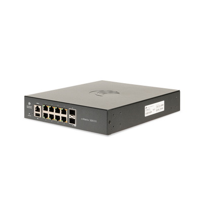 [MX-EX1010XXA-0] Switch cnMatrix EX1010  de 8 puertos Gigabit Ethernet y 2 SFP, Capa 2,  gestión en la nube