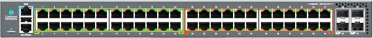 [MXEX3052GXPA10] Switch Empresarial / Cloud-Managed / Layer 2-3 / 24-48 Puertos Gigabit / 4-6 Puertos SFP+ 10G-SFP28 25G / PoE+ 30W-PoE++ 60W-90W / Dual Power CRPS / 128-420 Gbps Throughput / 5 Años Garantía