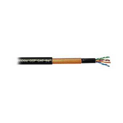 [WB3176A] WB3176A Carrete de cable de cobre UTP CAT5E blindado para exterior, 100 metros, recomendado para enlaces inalámbricos