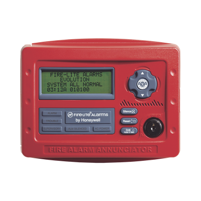 [ANN-80] Anunciador Serial para Paneles Direccionables Fire-Lite, Color Rojo
