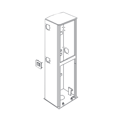 [119-RIG056] Gabinete para barrera  KX-BG-G4-M y KX-BG-G4-ML