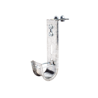 [CH-J38-EZ] Soporte (Gancho) tipo J-Hook, hasta 14 cables Cat6, ideal para soportar cableado en los espacios de manipulación al aire, Para instalación en interior