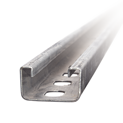 [UNP-4X2-U30-EZ] Unicanal perforado 4x2, 3000 mm, con acabado Electro Zinc