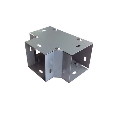 [CH-DCT65L] Derivación "T" horizontal 65 x 65 mm, fabricado en lámina de acero al carbón 
