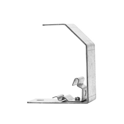 [MG-64-161EZ] Estribo de suspensión, suspende charolas de 50 y 100 mm de ancho, acabado Electro Zinc