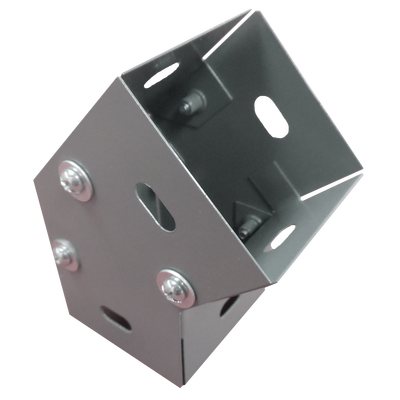 [CH-DCH4565L] Derivación codo horizontal de 45 grados 65 X 65 mm, fabricado en lámina de acero al carbón