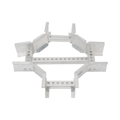[CHXE8R8X6AK] Derivación "X" Horizontal de Aluminio Perfil Z / Peralte 3 1/4" / Ancho 6"/ Radio 8" / Incluye Tornillería (CHXHEZ314R8X6AK)