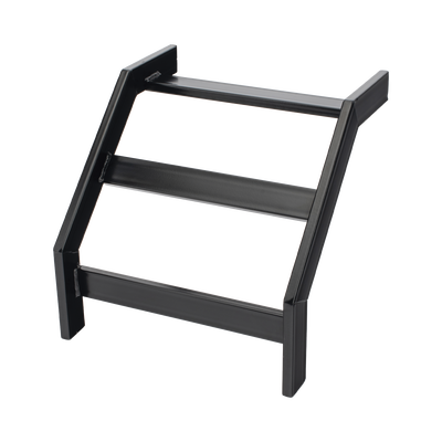 [CHCVET1X12EPK] (CHCVET1X12EPK) CURVA VERTICAL EXTERIOR TUBULAR 1.5 DE PERALTE X 12 ANCHO PINTURA EPOX COLOR NEGRO, INCLUYE COPLe y tornilleria