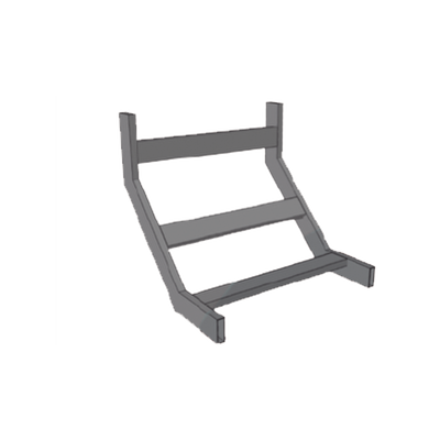 [CHCVIT1X12EPK] (CHCVIT1X12EPK) CURVA VERTICAL INTERIOR TUBULAR 1.5 DE PERALTE X 12 ANCHO PINT EPOx COLOR NEGRO, INCLUYE COPLes y tornilleria