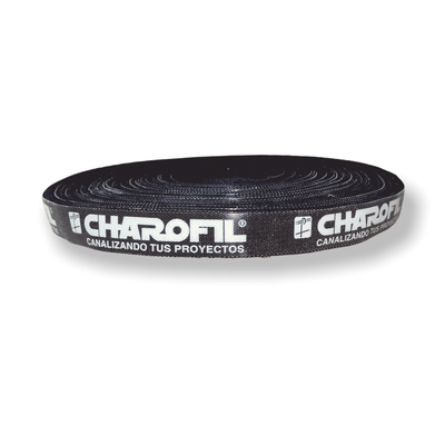 [CH-CINTASTR25-NG] Rollo de Cinta Strap, 20 mm de Ancho, 25 metros de Largo, Color Negro