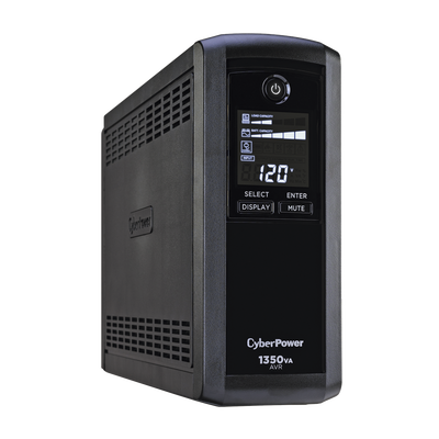 [CP1350AVRLCDA] UPS de 1350 VA/815 W, Topología Línea Interactiva, Entrada 120 Vca NEMA 5-15P, Tipo Mini Torre, Con 10 Tomas NEMA 5-15R