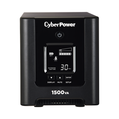 [OR1500PFCLCD] UPS de 1500 VA/1050 W, Topología Línea Interactiva, Entrada 120 Vca NEMA 5-15P, Onda Senoidal Pura, Tipo Mini Torre, Con 8 Tomas NEMA 5-15R