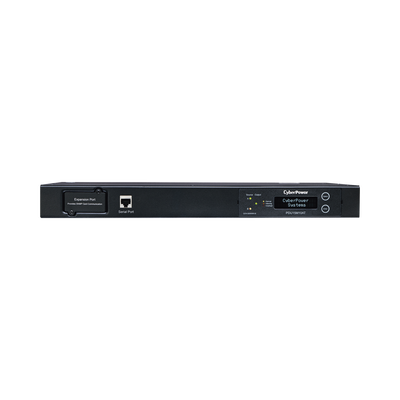 [PDU15M10AT] PDU ATS (Fuente Redundante Auto-transferible) Medible, Para Distribución de Energía, 2 Entradas 120 Vca NEMA5-15P, Con 10 Salidas NEMA 5-15R, Horizontal 19in, 1UR