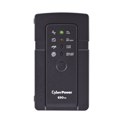 [RT650] UPS de 650 VA/400 W, Topología Standby, Compacto, Entrada 120 Vca NEMA 5-15P, Con 3 Tomas Respaldo/Protección y 3 Tomas Solo Protección NEMA 5-15R
