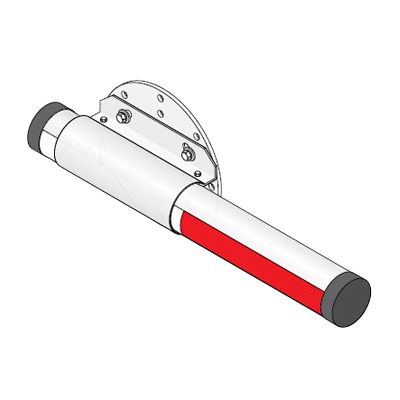 [1601-518] Brazo de Aluminio de 14ft (4.26m) / Iluminación LED Color BLANCO incluida/  Montaje y Arnés de Conexión no incluidos
