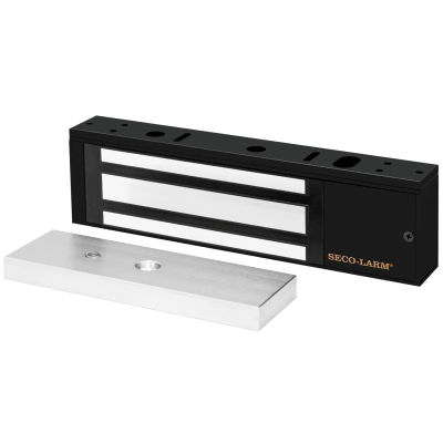 [E941SB1K2PQ] Chapa Magnética 1200 Lbs / En Color Negro / Con Sensor De Adherencia / Led De Estatus / Alimentación 12/24 Vdc Ajustable / Libre de Magnetismo Residual