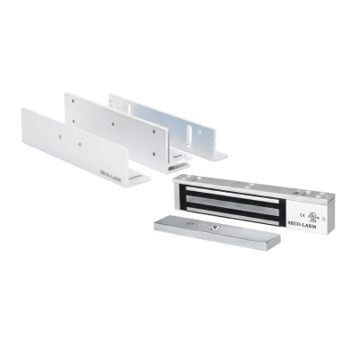 [E941SA600PQ/KITZ] Kit Para Control de Acceso Incluye Chapa Magnética de 600 Lbs / Montaje En Z y L /  Uso Interior / Certificación UL / Color Plata
